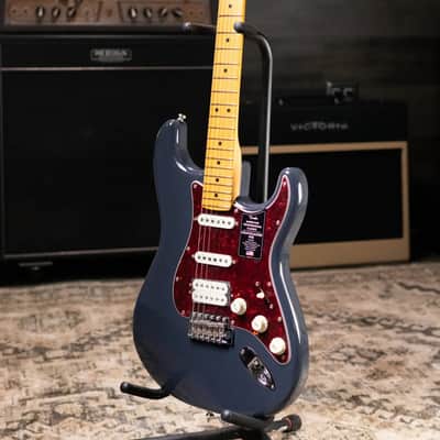 Fender American Professional Classic Stratocaster HSS Electric Guitar - Faded Black with Gig Bag image 12