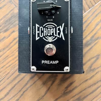 Dunlop EP101 Echoplex Preamp pedal, black, with original box. image 1