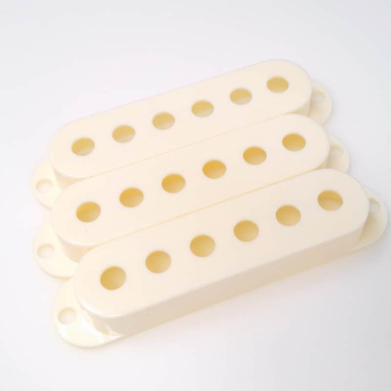 True Custom Shop® Parchment 52mm Single Coil Pickup Covers for Fender Stratocaster image 1