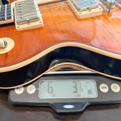 Gibson Memphis Custom Shop ES-Les Paul No F-Holes Limited Edition ( 1 of 100), 2016, Lightburst image 8
