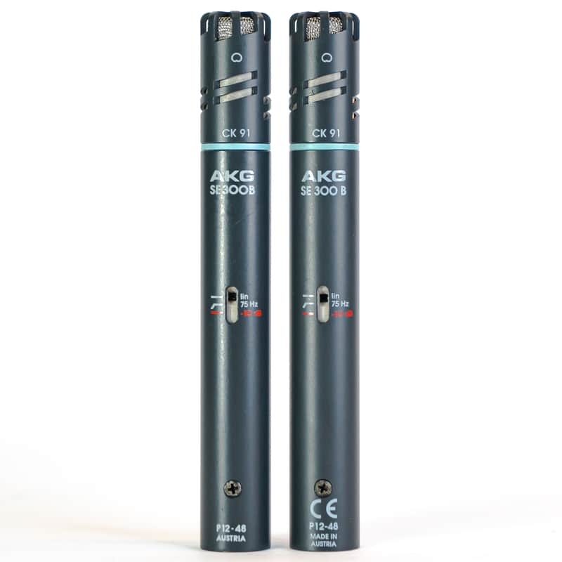 AKG CK91 Cardioid Condenser Capsule with SE300 B Pre-amplifier - Microphone Pair image 1