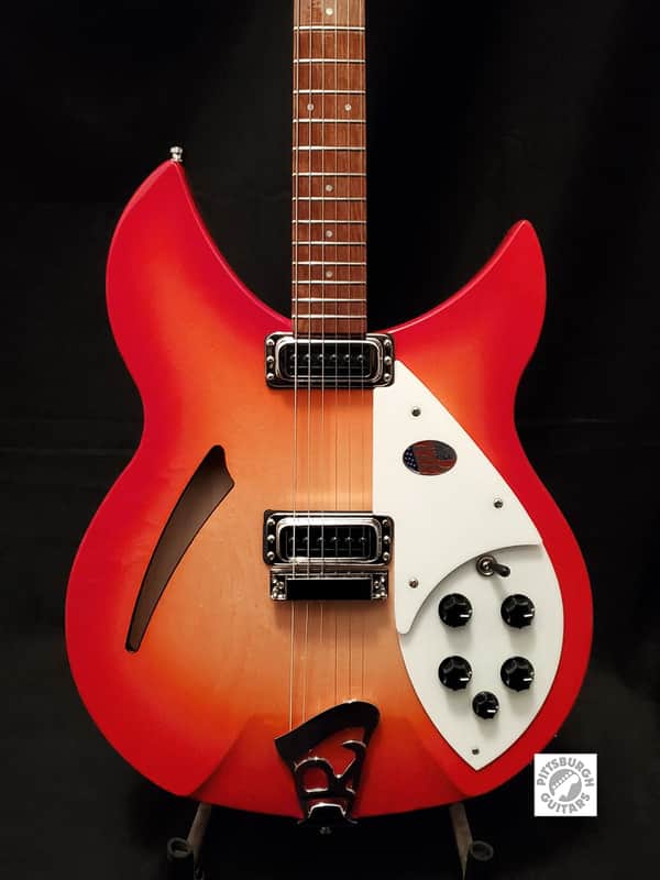 New Rickenbacker 330 FG in Fireglo, with Hard Case and Free Shipping!  Made in USA! image 1