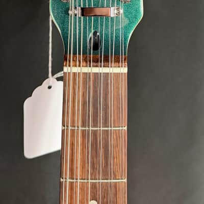 Squier FSR Paranormal Jazzmaster XII 12-String Electric Guitar Sherwood Green image 9