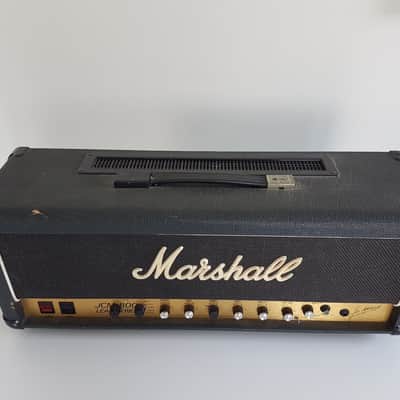 Marshall JCM 800 Lead Series Model 2203 100-Watt Master Volume Head 1984 Black image 7