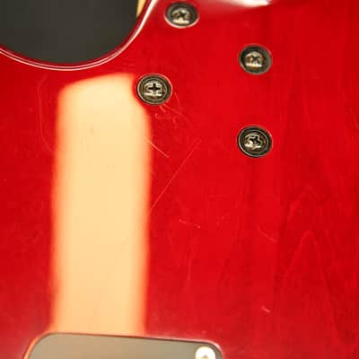 Ibanez BTB400QM - 2003 - Transparent Red - Made in Korea image 18