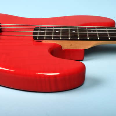 1980s Schecter USA Bass Guitar Red Dallas Era American Made image 12