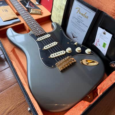 2026 Fender Custom Shop '65 Stratocaster Dual Mag B3 Limited Edition Journeyman - Charcoal Frost Metallic image 1