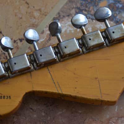 American Fender Stratocaster Standard Shell Pink Over Candy Apple CS Fat 50's image 19