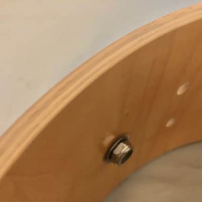 DW Design Series 14x5.5 Snare Drum Shell, 10 Ply Maple, Cherry Stain, Workshop image 10
