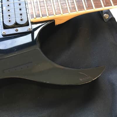 Ibanez RG370DX Electric Guitar Black Tremolo w/ Gig Bag NICE image 5
