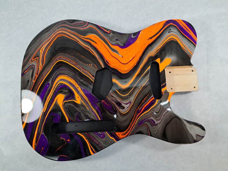 Player grade Finished Multicolor Basswood HxS body - Tele -for Fender Telecaster neck - Hardtail J2118 image 1