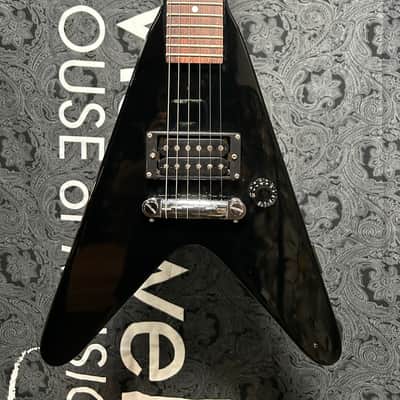 Epiphone Flying Vee-Wee Electric Guitar- Black w/Gig Bag (Pre-Owned) image 1