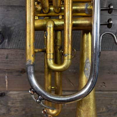Unbranded 3-Valve Brass Soprano Bugle image 6