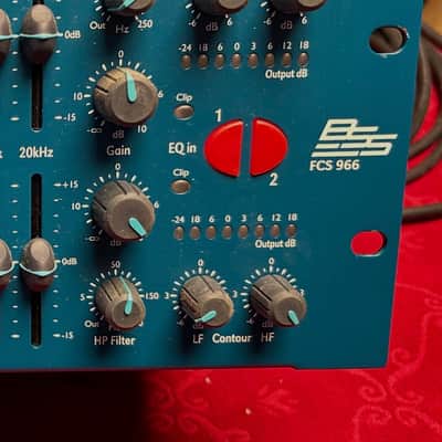 BSS FCS-960 Dual Channel 30-Band Graphic EQ 2010s - Black image 2