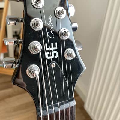 PRS SE Custom 24 7-String 2014 - 2017 - Black image 3