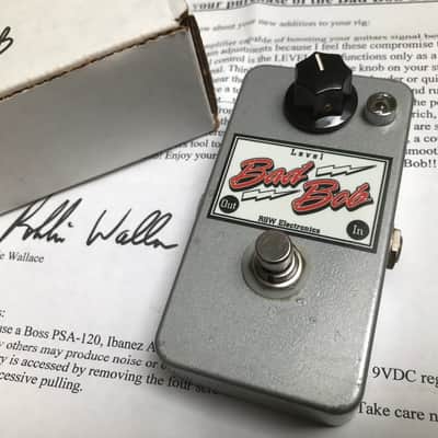RGW Electronics Bad Bob Rare Original Robbie Wallace Hand Wired Booster Pedal Now Made By Analogman image 1