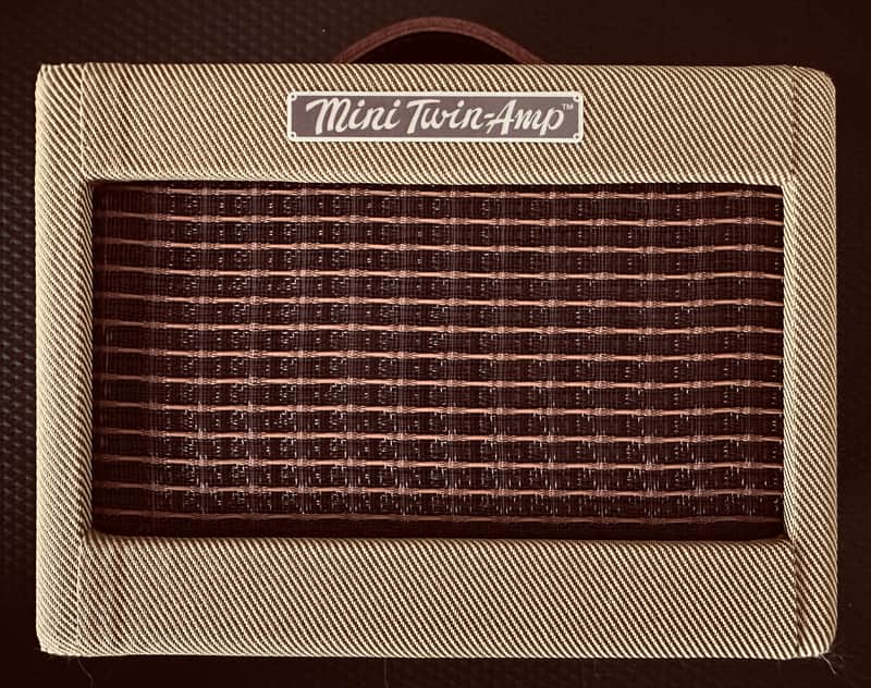 Fender Mini 57 Twin-Amp Early 2000’s - Tweed/Leather image 1