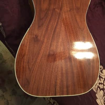 Reed square neck Dobro guitar Reed 80s Walnut image 2