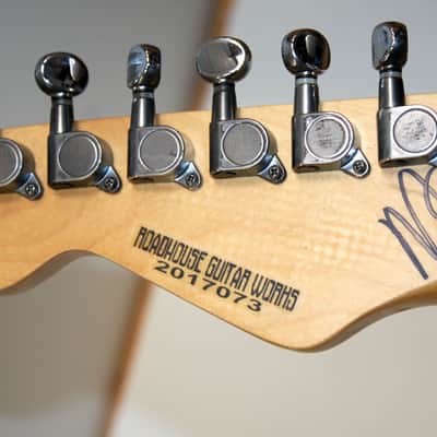 Roadhouse Guitar Works Custom Electric Guitar Dark Varnish 6 String image 8