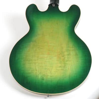 1997 Gibson ES-335 59 Dot Reissue Custom Shop - Rare Green Burst Finish - Figured Top - Custom Order One Off image 10