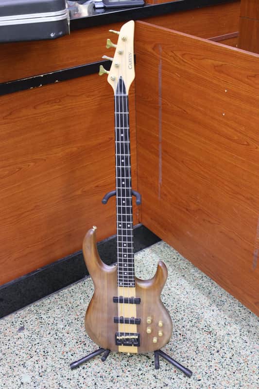 Carvin USA LB70 Bass - Koa Natural Finish - Neck Thru Jazz bass image 1