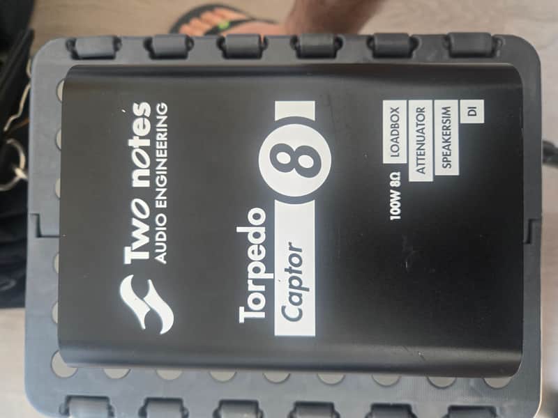 Two Notes Torpedo Captor Loadbox/Attenuator/DI - 8 Ohm 2010s - Black image 1