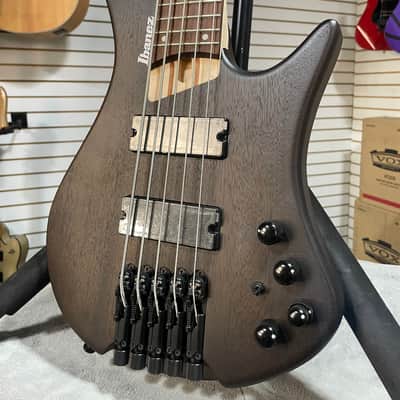 Ibanez Bass Workshop EHB605 Electric Bass Guitar - Walnut Flat & PLEK*D #857 image 3