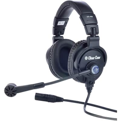 Clear-Com CC-400-X4 Double Muff Headset for Intercom (XLR4F) image 1