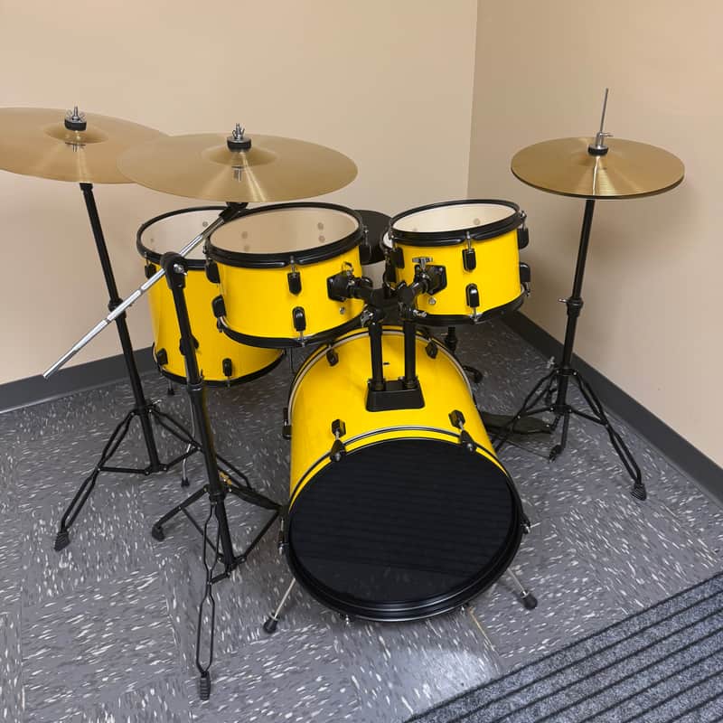 YOUTH DRUM KIT-YELLOW image 1