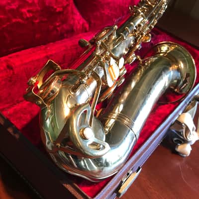 Vintage Vito Leblanc 35 System Alto Saxophone with original hard case Rationale French Beaugnier Sax image 12