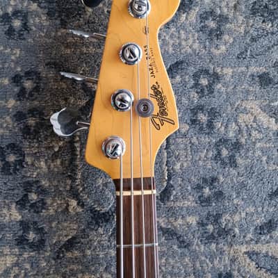 Fender American Deluxe Jazz Bass Special Edition Quilt 1999-2000 - Tobacco Burst image 10
