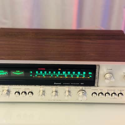 💥💥💥 Vintage Sansui 881 Vintage Stereo Receiver - Serviced + Cleaned + LED image 3