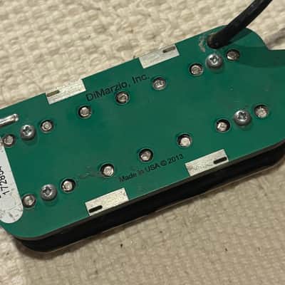 DiMarzio Dreamcatcher 7 String Bridge Humbucker White W/Chrome Poles DP 724 image 2