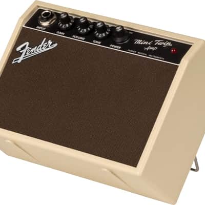 Fender Mini '65 Twin Electric Guitar Amplifier Miniature Portable Amp, Blonde image 4