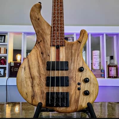 Muckelroy Custom lined fretless Bass image 9