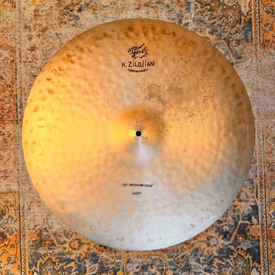 Zildjian K CONSTANTINOPLE 22” MEDIUM THIN HIGH 2494 g LIGHT COMPLEX Smoky CRASHABLE image 1