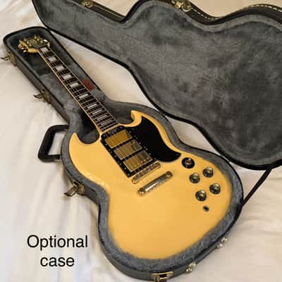 2010 Gibson Epiphone (G-400) SG Les Paul Custom Three Pickup - Made in Korea (MIK) - Antique Ivory - Free Pro Setup image 24