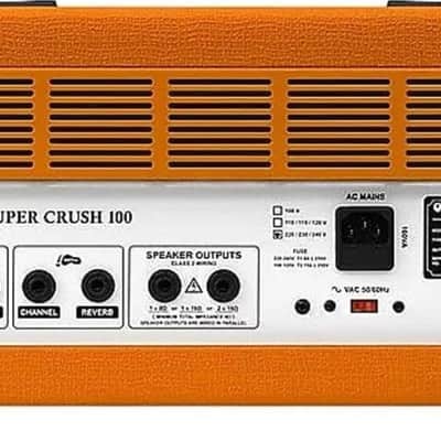 Orange Super Crush 100H Electric Guitar Head, Orange image 3