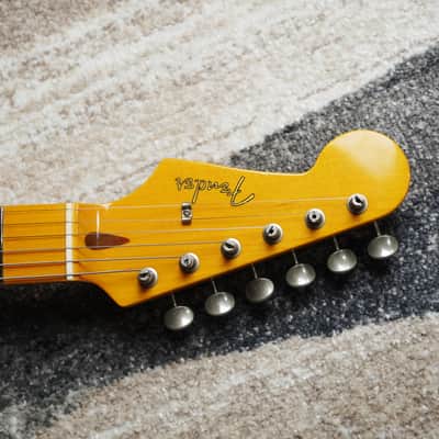 2007-2008 Fender Japan ST57-LH '57 Stratocaster Left-Handed OLB Old Lake Placid Blue MIJ image 5