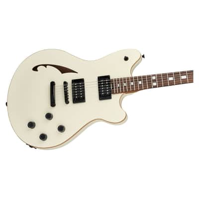 EVH SA-126 Standard 6-String Right-Handed Electric Guitar with Nyatoh Body, Maple Neck, and Rosewood Fingerboard (Satin Vintage White) image 3