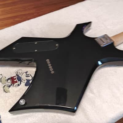B.C. Rich Kerry King Signature Warlock - Black/Red Flame image 7