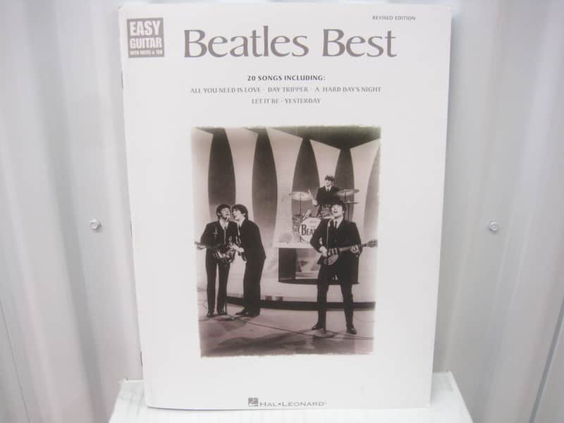The Beatles Best of Sheet Music Song Book Songbook Easy Guitar Tab Tablature image 1