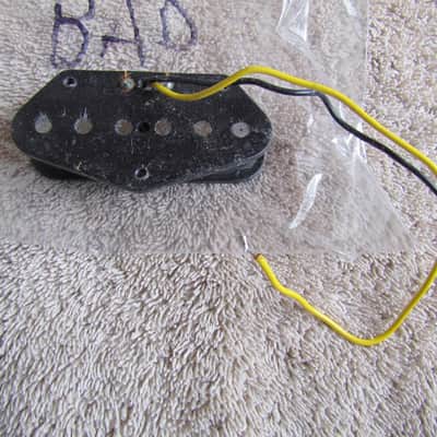 Telecaster Bridge Pickup Needs Repair Aftermarket Flat Pole Piece Telecaster Bridge PU For Repair image 2