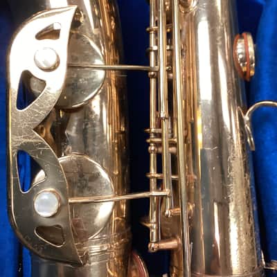 1970 CG CONN Shooting Star Tenor Sax - Brass Lacquor image 11