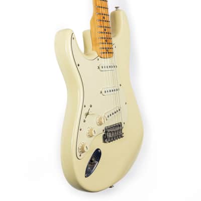 Fender 1973 Strat, LEFTY, Refin Olympic White image 4