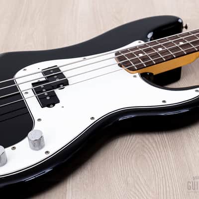 1982 Fender JV Precision Bass ‘62 Vintage Reissue PB62-75 Black w/ Case & Tags, Japan MIJ Fujigen image 6