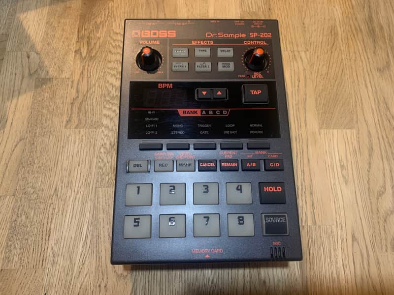 Boss SP-202 Dr. Sample 1998 - 2001 - Black image 1