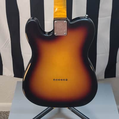 Telecaster Deluxe HH Lightly Aged Relic by AGA 2020s - Vintage Tobacco Sunburst image 12