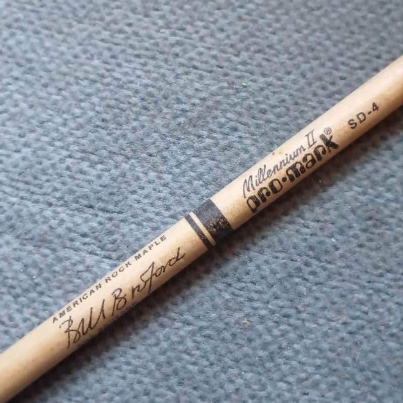 Pro-Mark  RARE Bill Bruford Millennium II (SD-4) signature model drum stick 1996-2011 - American Rock Maple 🍁 image 1