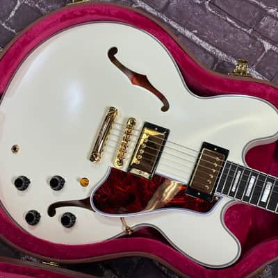 2025 Epiphone Custom Shop 1959 ES355 Classic White Satin VOS New Unplayed Auth Dlr 8lb14oz #135 image 3